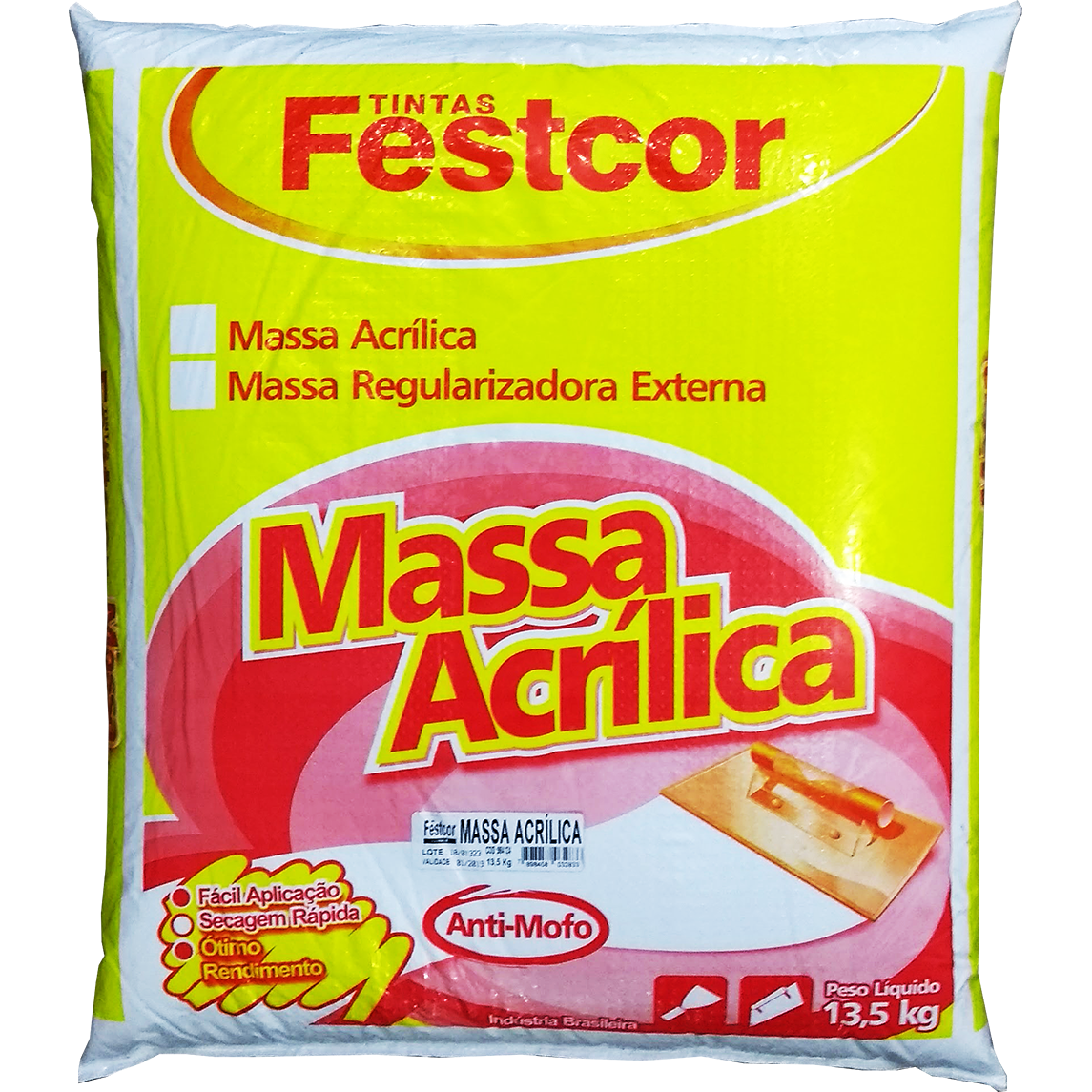 MASSA ACRÍLICA 13,5 KG FESTCOR